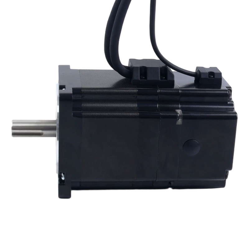 S Series Nema 34 Closed Loop Stepper Motor 4.3Nm(608.93oz.in) with 7.0Nm(991.28oz.in) Electromagnetic Brake