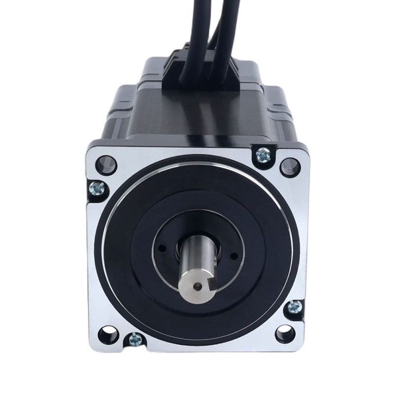 S Series Nema 34 Closed Loop Stepper Motor 8.0Nm(1132.89oz.in) with 7.0Nm(991.28oz.in) Electromagnetic Brake