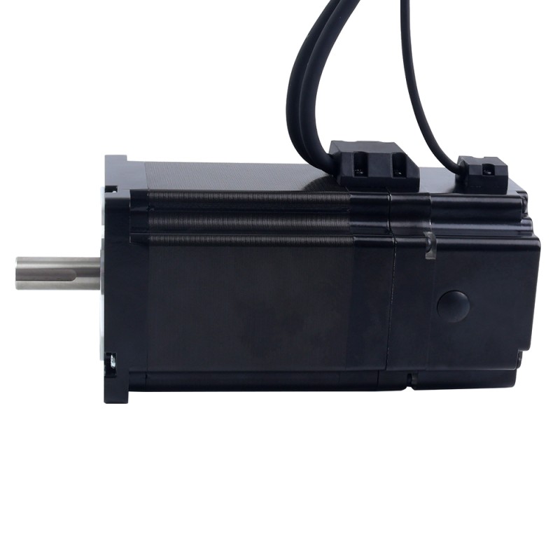 S Series Nema 34 Closed Loop Stepper Motor 8.0Nm(1132.89oz.in) with 7.0Nm(991.28oz.in) Electromagnetic Brake