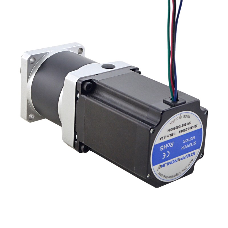 Nema 23 Stepper Motor L=76.5mm Gear Ratio 50:1 MG Series Planetary Gearbox