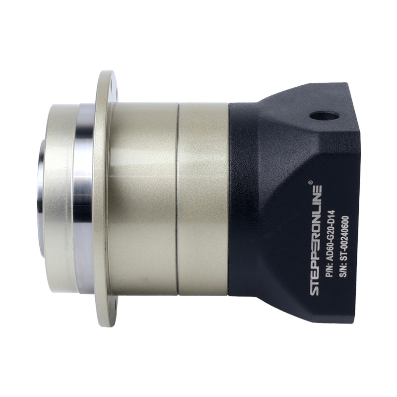 AD Series 60mm 20:1 Helical Planetary Gearbox Backlash 5arcmin for Servo Motors IP65