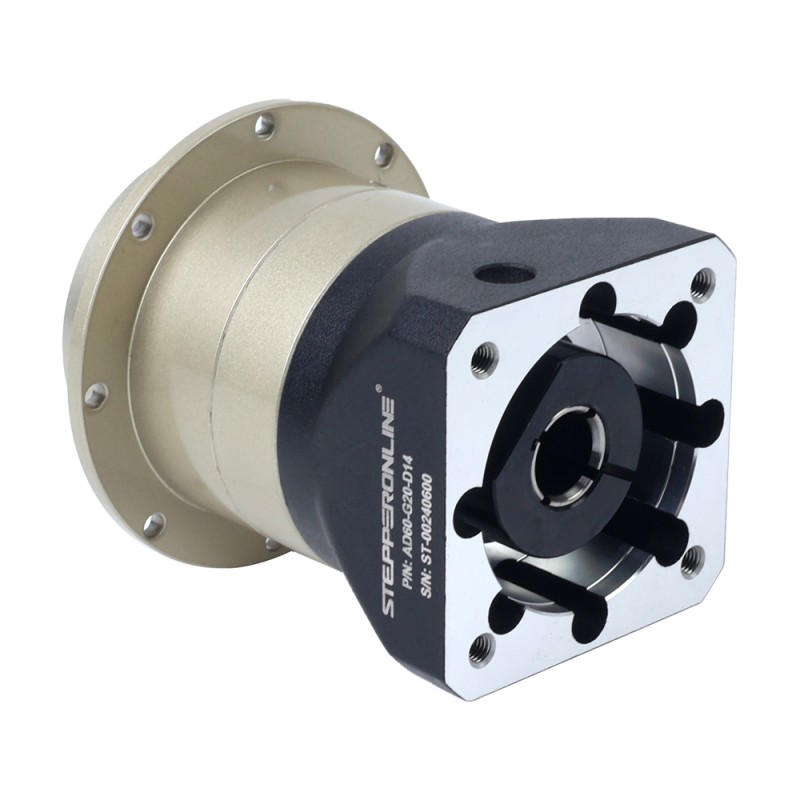 AD Series 60mm 20:1 Helical Planetary Gearbox Backlash 5arcmin for Servo Motors IP65