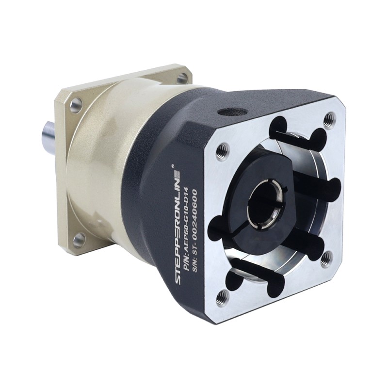 AEP Series 60mm 10:1 Helical Planetary Gearbox Backlash 5arcmin for Servo Motors  IP65