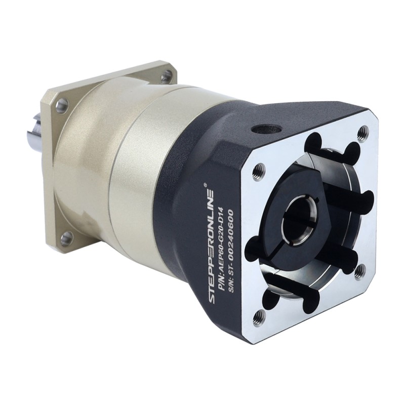 AEP Series 60mm 20:1 Helical Planetary Gearbox Backlash 7arcmin for Servo Motors  IP65