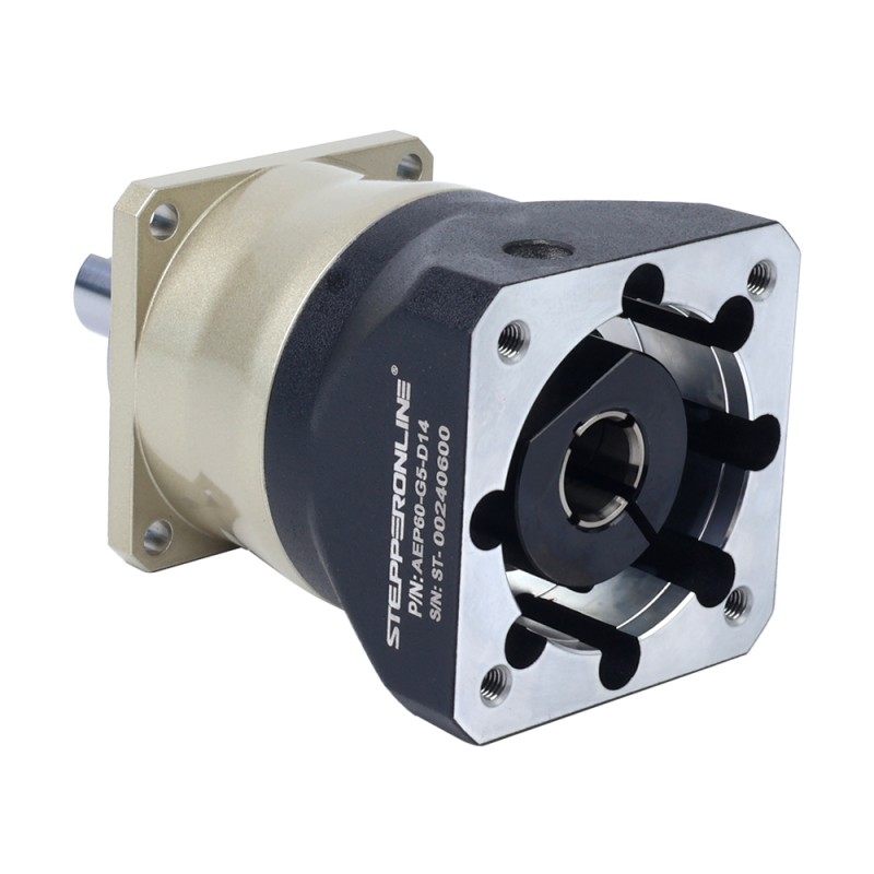 AEP Series 60mm 5:1 Helical Planetary Gearbox Backlash 5arcmin for Servo Motors  IP65