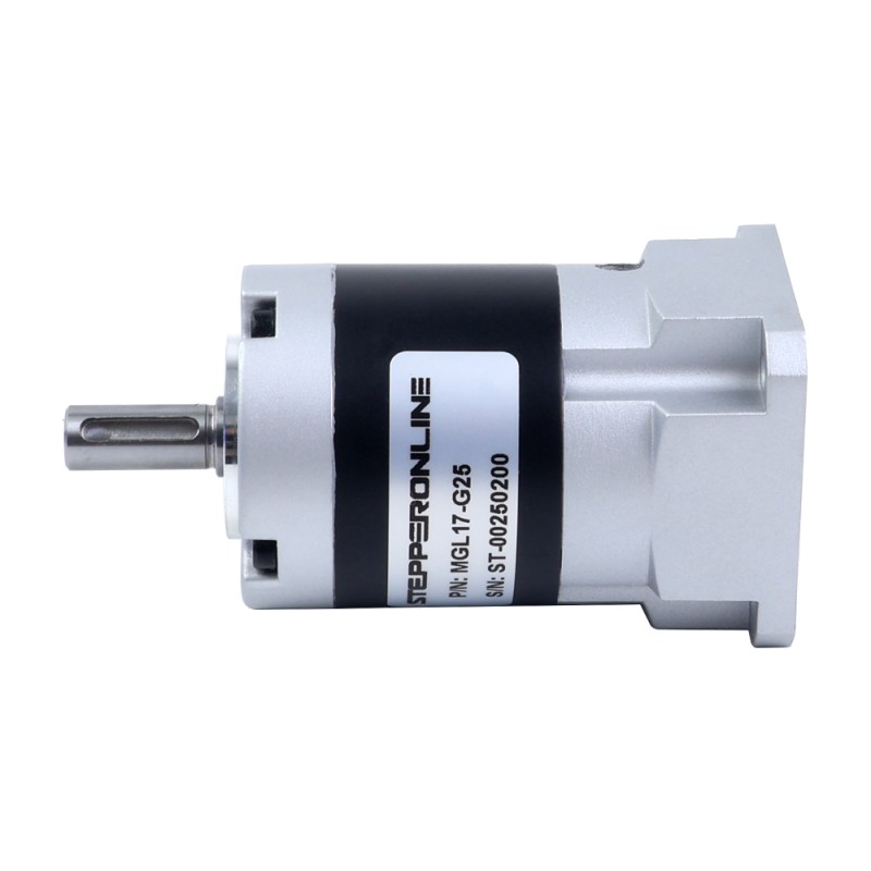 MGL Series Planetary Gearbox Gear Ratio 25:1 Backlash 45arc-min for 5mm Shaft Standard Nema 17 Stepper Motor