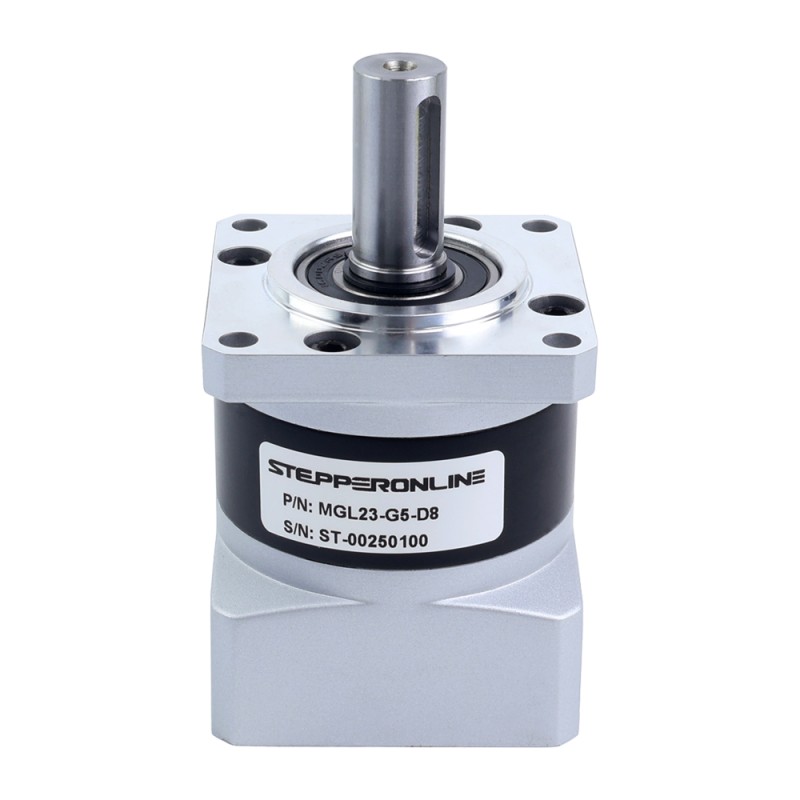 MGL Series Planetary Gearbox Gear Ratio 10:1 Backlash 30arc-min for 8mm Shaft Standard Nema 23 Stepper Motor