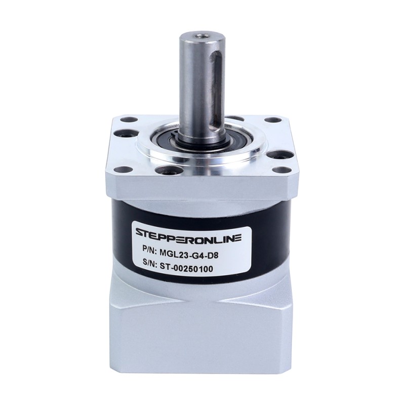 MGL Series Planetary Gearbox Gear Ratio 4:1 Backlash 30arc-min for 8mm Shaft Standard Nema 23 Stepper Motor