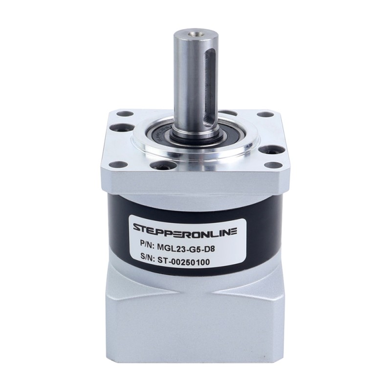 MGL Series Planetary Gearbox Gear Ratio 5:1 Backlash 30arc-min for 8mm Shaft Standard Nema 23 Stepper Motor
