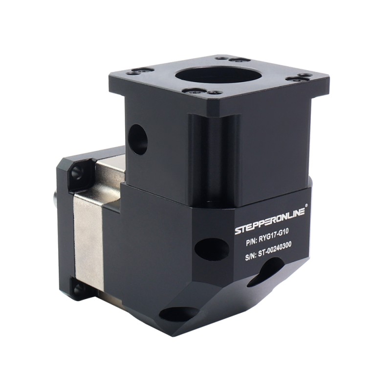 RYG Series Right Angle Planetary Gearbox Gear Ratio 10:1 Backlash 15arc-min for Nema 17 Stepper Motor