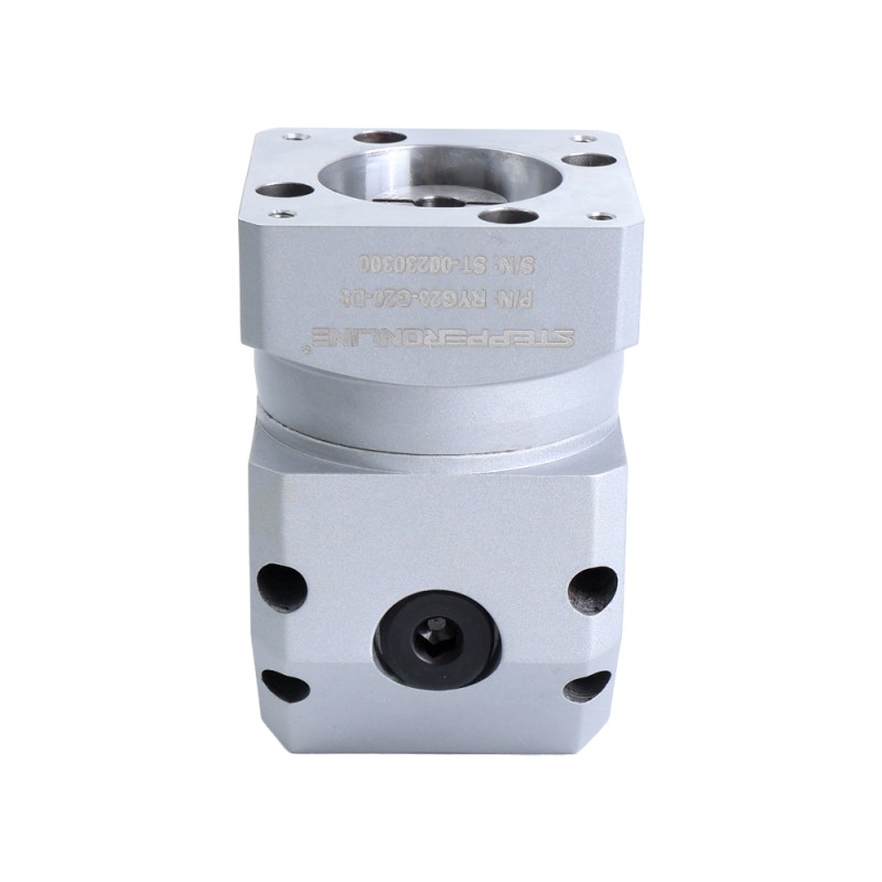 RYG Series Right Angle Planetary Gearbox Gear Ratio 20:1 Backlash 15arc-min for Nema 23 Stepper Motor