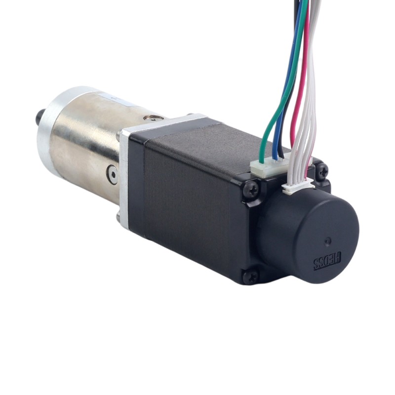 Nema 11 Closed-loop Geared Stepper L=51mm Gear Raio 100:1 Encoder 300PPR