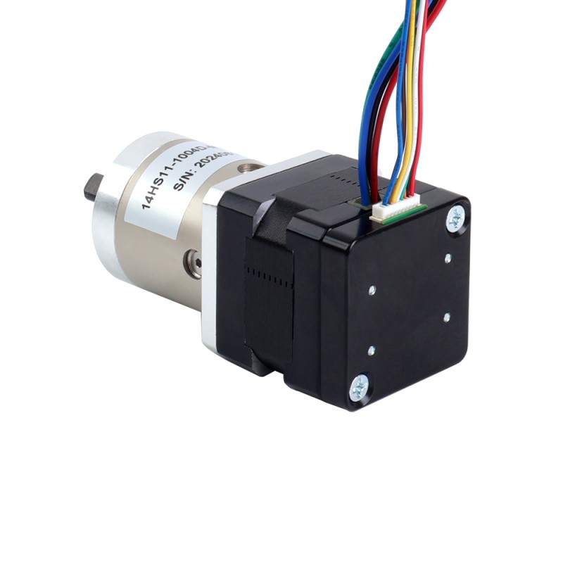 Nema 14 Stepper Motor with Planetary Gearbox Gear Ratio 19:1 & Magnetic Encoder 1000PPR(4000CPR)