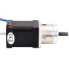 Nema 14 Stepper L=52mm w/ Rear Shaft & Gear Ratio 4:1 Planetary Gearbox