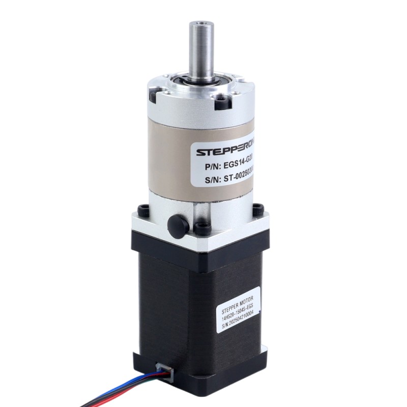 Nema 14 Stepper Motor Bipolar L=52mm w/ Gear Ratio 20:1 EG Series Planetary Gearbox