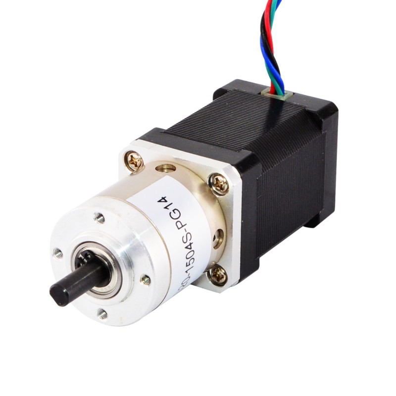 Nema 14 Stepper Motor Bipolar L=52mm w/ Gear Ratio 14:1 Planetary Gearbox