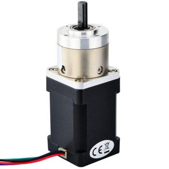 Nema 14 Stepper Motor Bipolar L=52mm w/ Gear Ratio 5:1 Planetary Gearbox