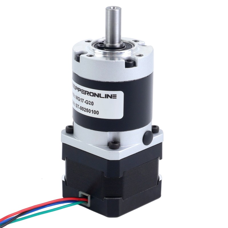 Nema 17 Stepper Motor Bipolar L=34mm w/ Gear Ratio 20:1 MG Series Planetary Gearbox
