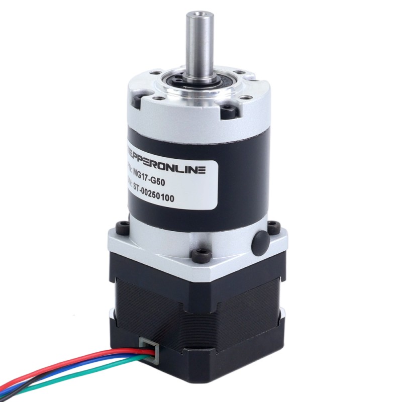 Nema 17 Stepper Motor Bipolar L=34mm w/ Gear Ratio 50:1 MG Series Planetary Gearbox