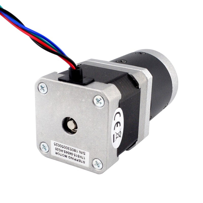 Nema 17 Stepper Motor L=39mm Gear Ratio 20:1 High Precision Planetary Gearbox