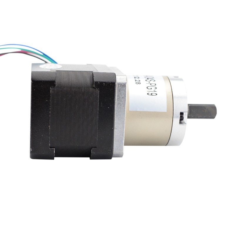 Nema 17 Stepper Motor Bipolar L=39mm w/ Gear Ratio 19:1 Planetary Gearbox