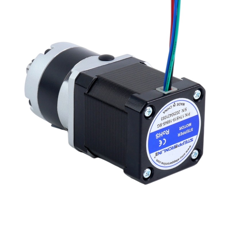 Nema 17 Stepper Motor Bipolar L=48mm w/ Gear Ratio 10:1 MG Series Planetary Gearbox