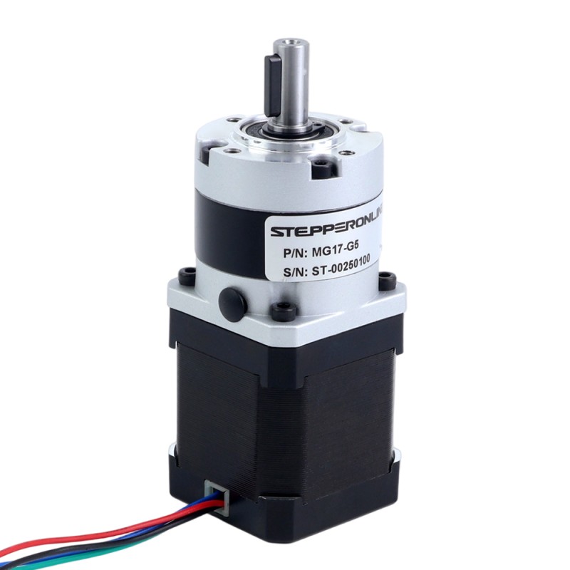 Nema 17 Stepper Motor Bipolar L=48mm w/ Gear Ratio 5:1 MG Series Planetary Gearbox