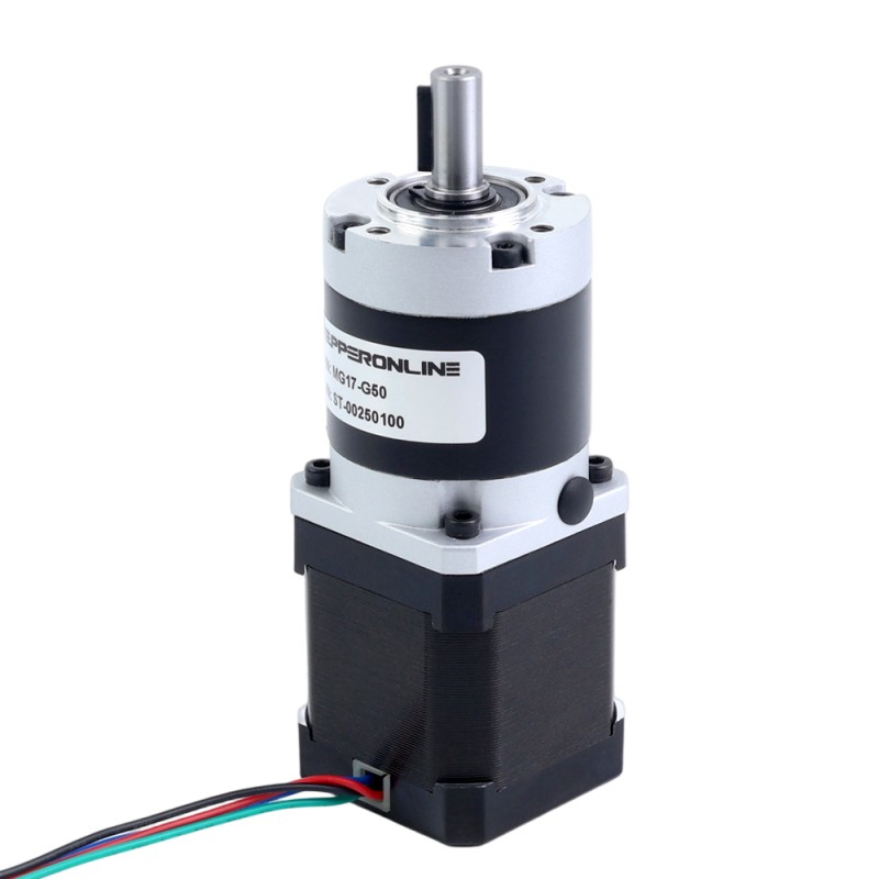 Nema 17 Stepper Motor Bipolar L=48mm w/ Gear Ratio 50:1 MG Series Planetary Gearbox