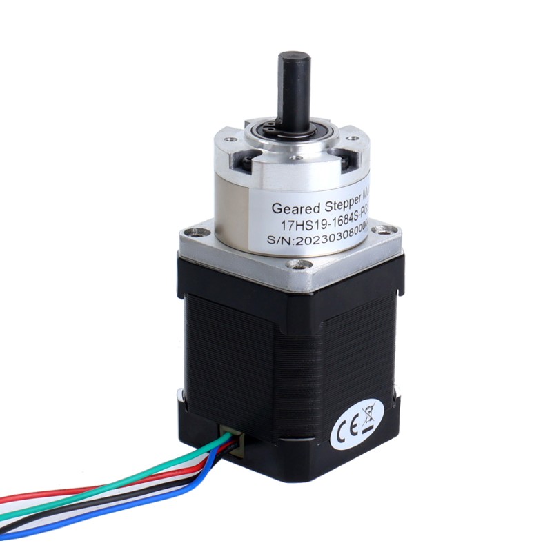 Nema 17 Stepper Motor Bipolar L=48mm w/ Gear Ratio 5:1 Planetary Gearbox