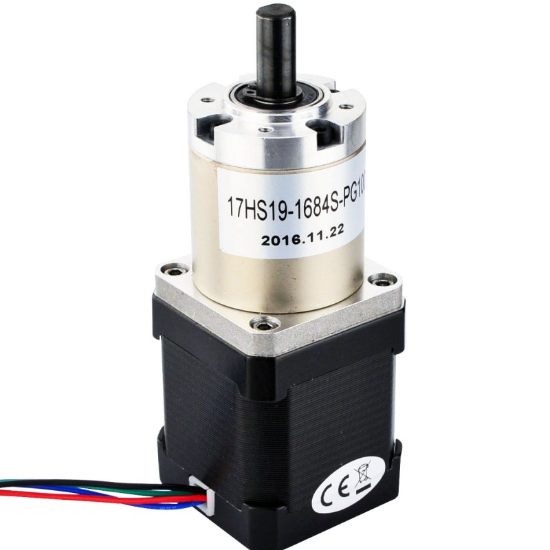 Nema 17 Stepper Motor Bipolar L=48mm w/ Gear Ratio 100:1 Planetary Gearbox