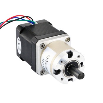Nema 17 Stepper Motor Bipolar L=48mm w/ Gear Ratio 27:1 Planetary Gearbox