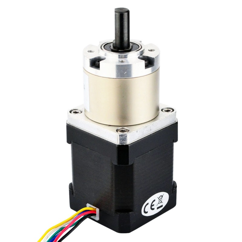 Nema 17 Stepper Motor Unipolar L=48mm w/ Gear Ratio 14:1 Planetary Gearbox