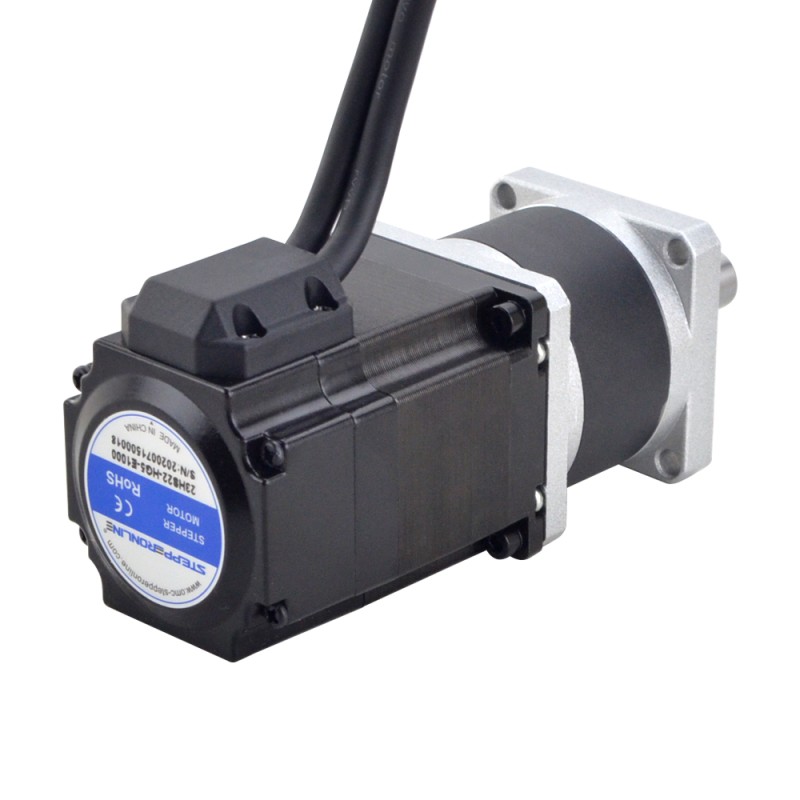 Nema 23 Closed Loop Stepper Motor L=56mm Gear Ratio 5:1 High Precision Planetary Gearbox