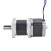 Nema 23 Dual Shaft Stepper Motor L=55mm Gear Ratio 50:1 High Precision Planetary Gearbox 9.5mm Rear Shaft Length
