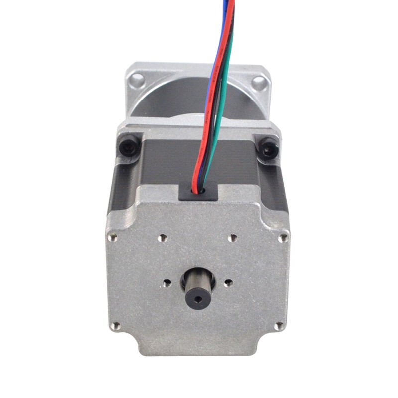 Nema 23 Dual Shaft Stepper Motor L=55mm Gear Ratio 50:1 High Precision Planetary Gearbox 9.5mm Rear Shaft Length