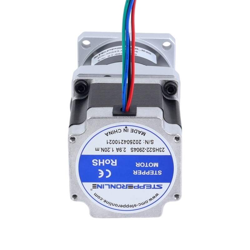 Nema 23 Stepper Motor Bipolar L=54.5mm w/ Gear Ratio 20:1 MG Series Planetary Gearbox