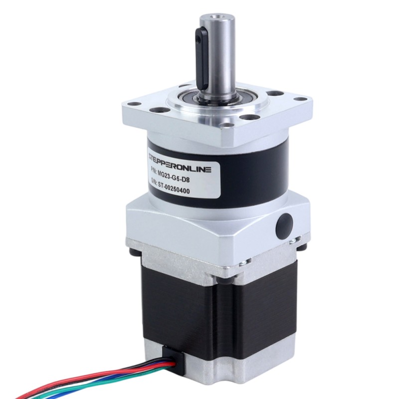 Nema 23 Stepper Motor Bipolar L=54.5mm w/ Gear Ratio 5:1 MG Series Planetary Gearbox