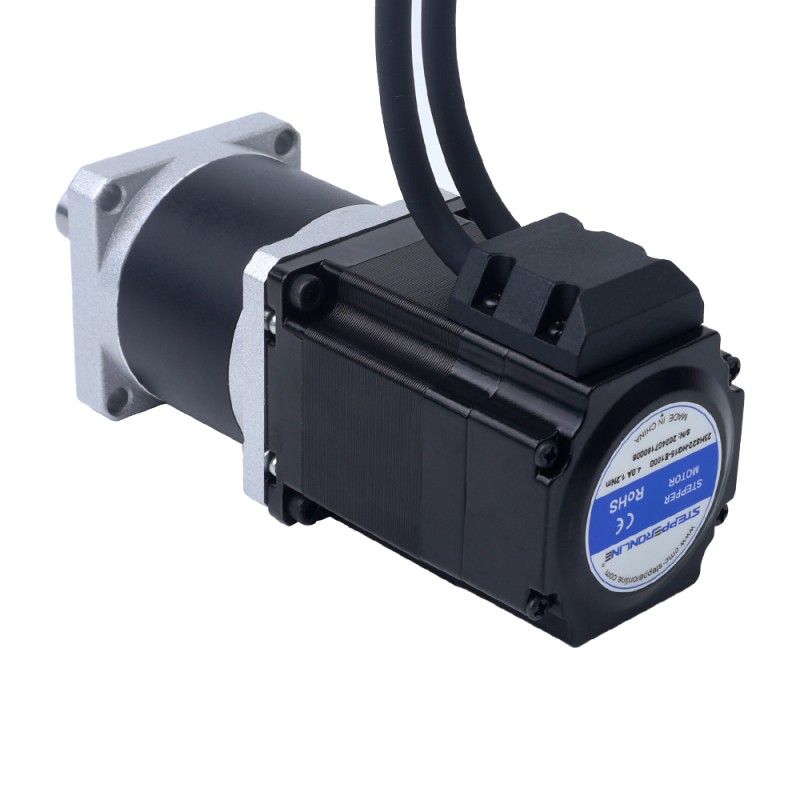 Nema 23 Closed Loop Stepper Motor L=77mm Gear Ratio 15:1 High Precision Planetary Gearbox