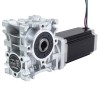 Nema 23 Stepper Motor 113mm Gear Ratio 30:1 Worm Gearbox NMRVS30 Worm Gear Speed Reducer