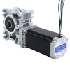 Nema 23 Stepper Motor 113mm Gear Ratio 30:1 Worm Gearbox NMRVS30 Worm Gear Speed Reducer