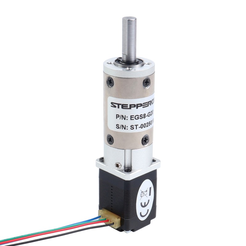 Nema 8 Stepper Motor Bipolar L=28mm w/ Gear Ratio 50:1 EG Series Planetary Gearbox