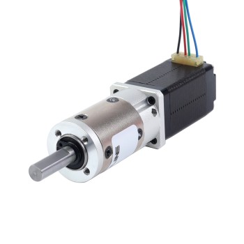 Nema 8 Stepper Motor Bipolar L=39.3mm w/ Gear Ratio 10:1 EG Series Planetary Gearbox