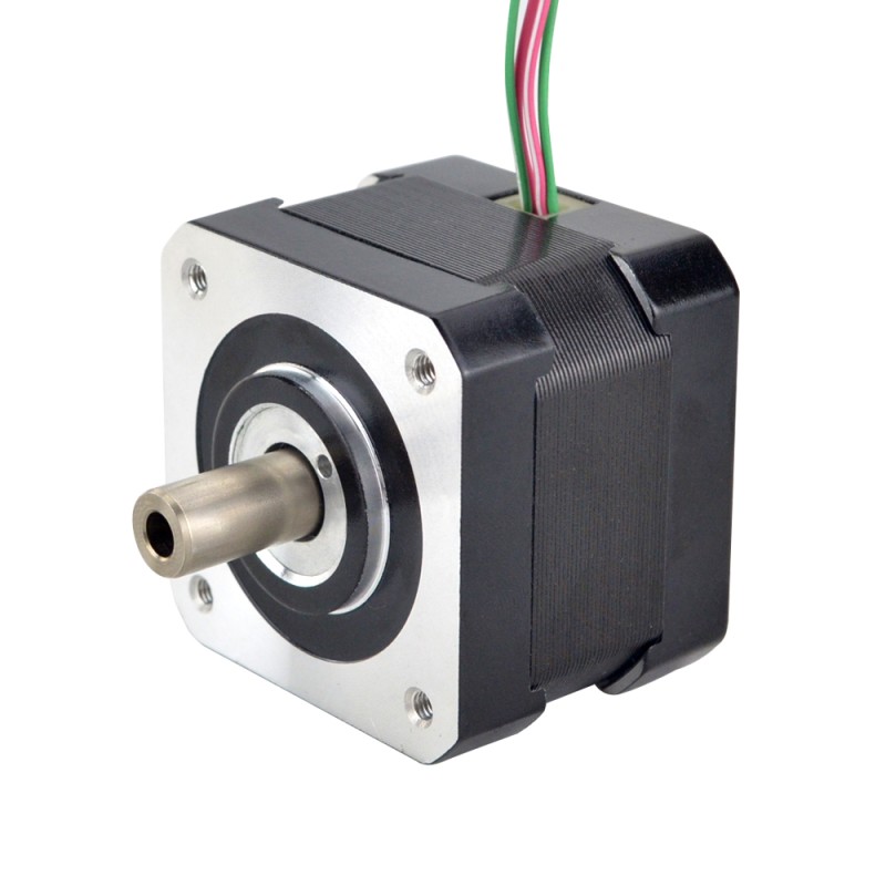 Nema 17 Hollow Shaft Stepper Motor Bipolar 0.25Nm(35.4oz.in) 1.5A 42x42x33.8mm