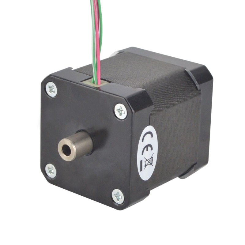 Nema 17 Hollow Shaft Stepper Motor Bipolar 0.36Nm(51oz.in) 1.5A 42x42x47.75mm