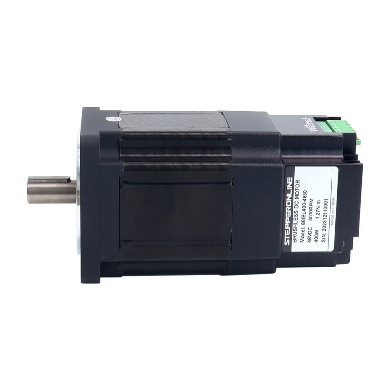 Nema 34 86x86x168mm Integrated Brushless DC Motor 400W 48V 3000RPM 1.27Nm 8.33A w/ Driver