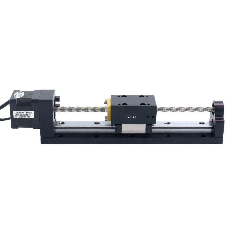 Nema 14 Stepper Lead Screw Linear Actuator 1.5A Stroke 120mm 0.14Nm(19.83oz.in) Lead 2.54mm(0.1") with Sensor