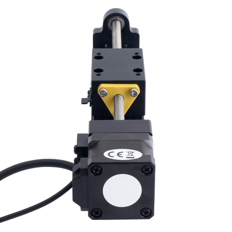 Nema 14 Stepper Lead Screw Linear Actuator 1.5A Stroke 120mm 0.14Nm(19.83oz.in) Lead 2.54mm(0.1") with Sensor