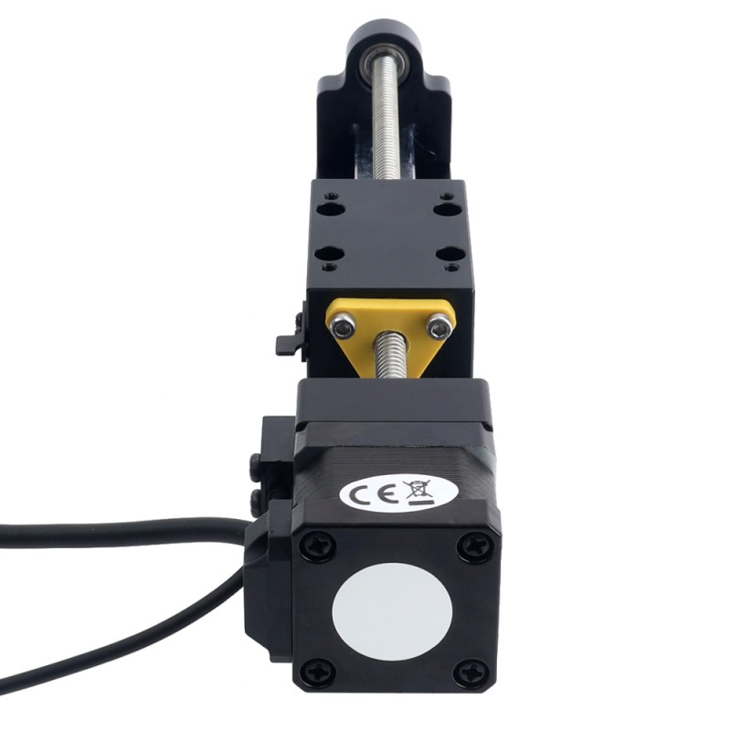 Nema 14 Stepper Lead Screw Linear Actuator 1.5A Stroke 120mm 0.14Nm(19.83oz.in) Lead 6.35mm(0.25") with Sensor