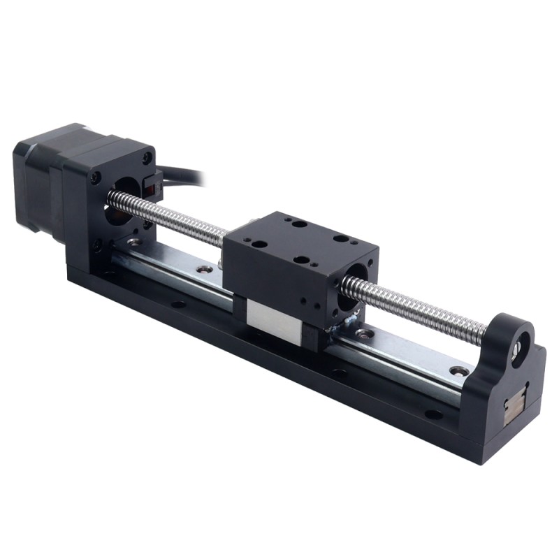 Nema 17 Stepper Ball Screw Linear Actuator 1.5A Stroke 120mm 0.25Nm(35.40oz.in) Lead 2mm(0.07874") with Sensor