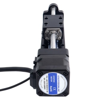 Nema 17 Stepper Ball Screw Linear Actuator 1.5A Stroke 120mm 0.25Nm(35.40oz.in) Lead 4mm(0.15748") with Sensor